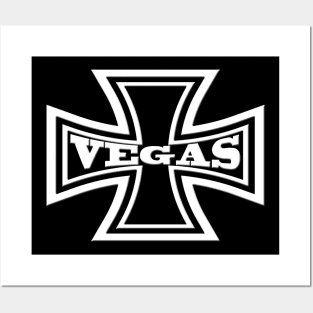 Iron Cross Vegas Motorcycle Posters and Art